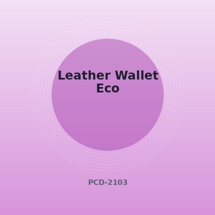 Leather Wallet Eco