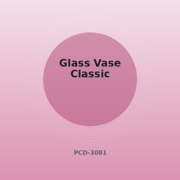Glasvase Klassisch